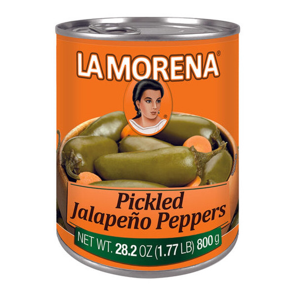 LA MORENA WHOLE JALAPEÑOS 28.2 OZ